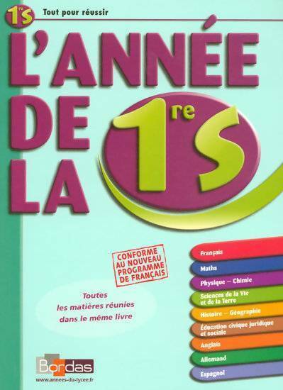 Livrenpoche : L'année de la 1ère S - Sophie Pailloux-Riggi - Livre