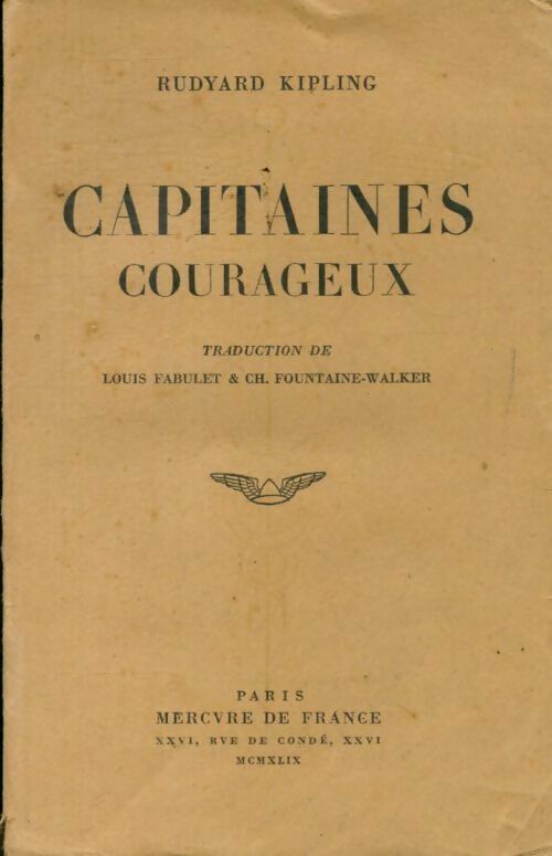 Livrenpoche : Capitaines courageux - Rudyard Kipling - Livre