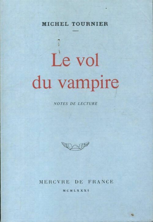 Livrenpoche : Le vol du vampire - Michel Tournier - Livre