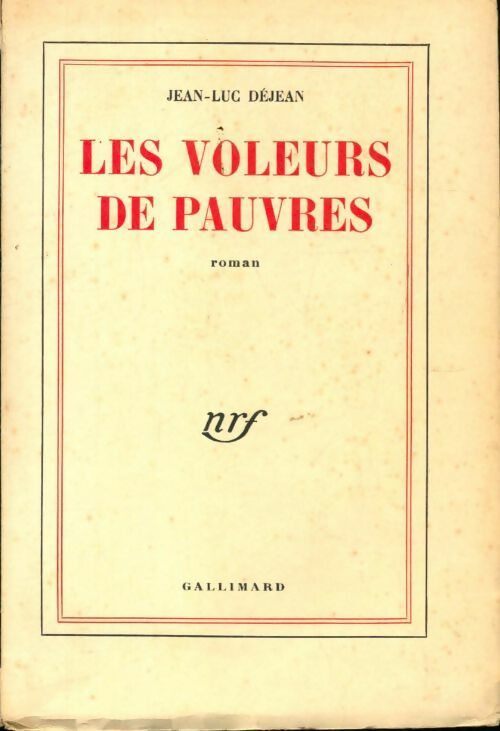 Livrenpoche : Les voleurs de pauvres - Jean-Luc Déjean - Livre