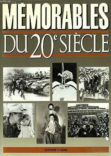 Livrenpoche : Mémorables du XXe siècle - Ali Kadjar - Livre
