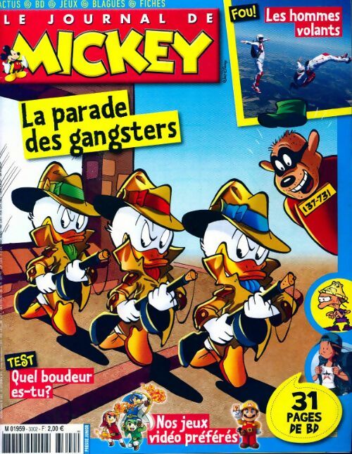 Livrenpoche : Le journal de Mickey n°3302 : La parade des gangsters - Collectif - Livre