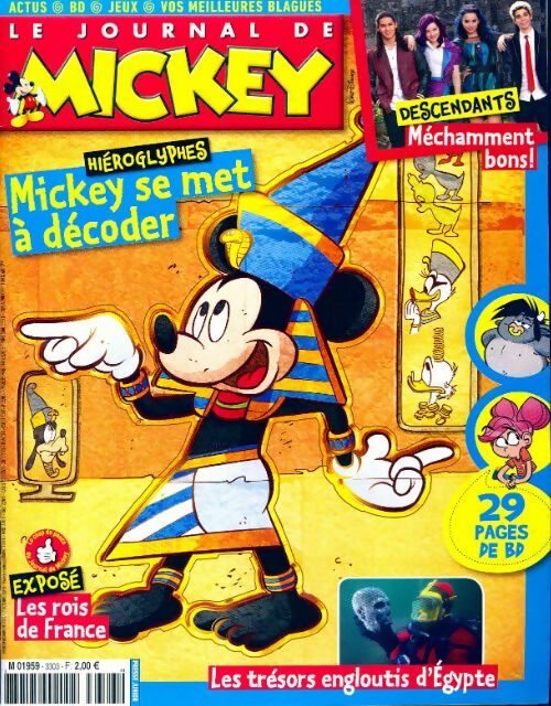 Le journal de Mickey n°3303 : Mickey se met à décoder - Collectif -  Le journal de Mickey - Livre