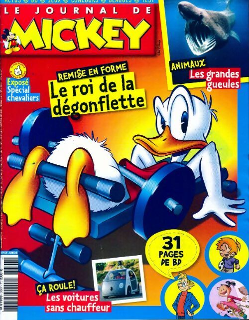 Le journal de Mickey n°3307 : Le roi de la dégonflette - Collectif -  Le journal de Mickey - Livre