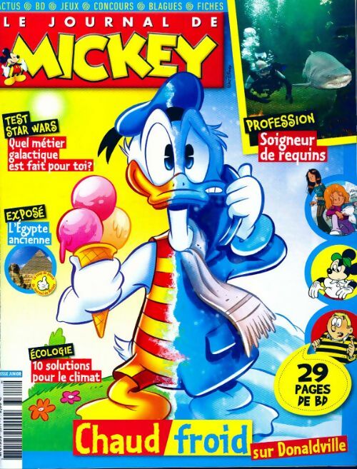 Livrenpoche : Le journal de Mickey n°3311 : Chaud-froid - Collectif - Livre