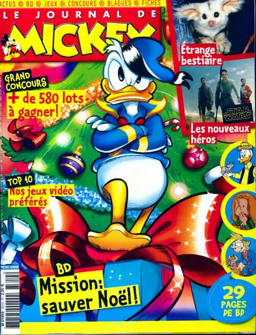 Livrenpoche : Le journal de Mickey n°3312 : Mission sauver Noël - Collectif - Livre