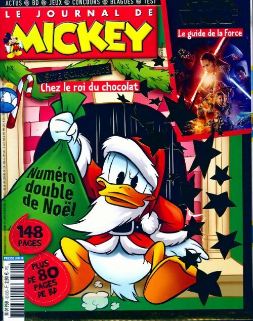 Livrenpoche : Le journal de Mickey n°3313-3314 : Visite gourmande chez le roi Chocolat - Collectif - Livre