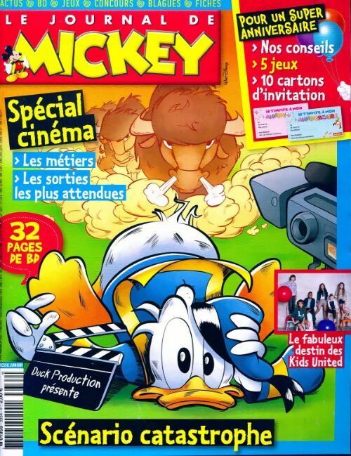Livrenpoche : Le journal de Mickey n°3334 : Spécial cinéma - Collectif - Livre