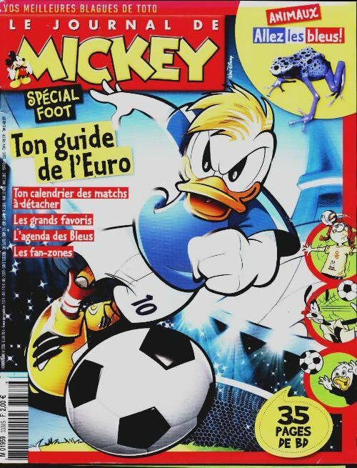 Livrenpoche : Le journal de Mickey n°3338 : Ton guide de l'Euro - Collectif - Livre
