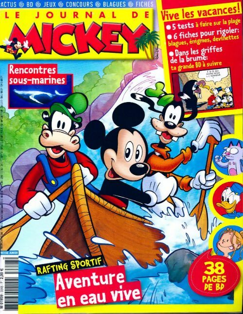 Livrenpoche : Le journal de Mickey n°3348 : Aventure en eau vive - Collectif - Livre