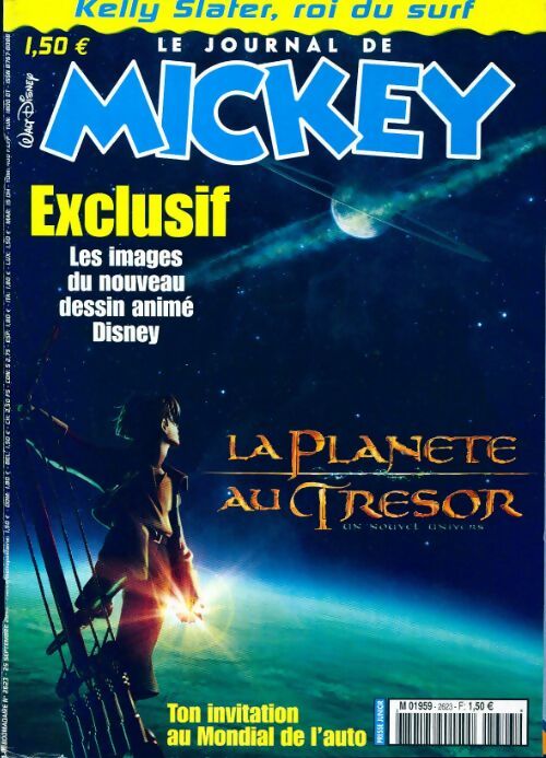 Livrenpoche : Le journal de Mickey n°2623 : La planète au trésor - Collectif - Livre