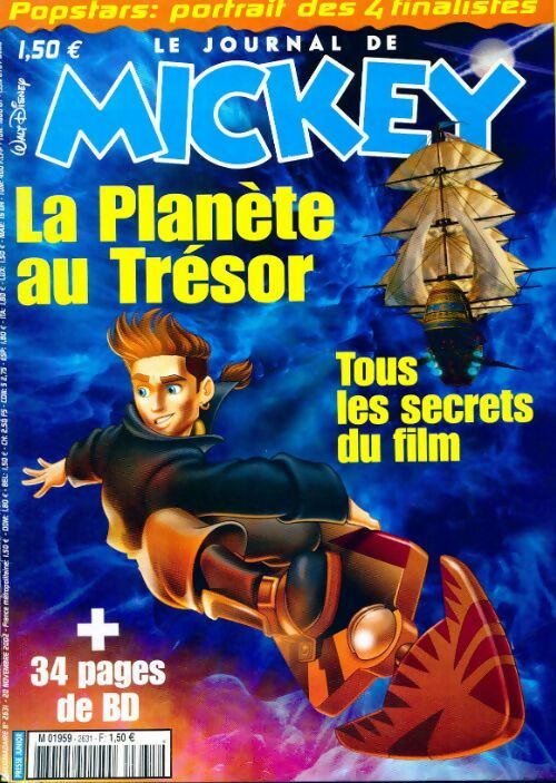Livrenpoche : Le journal de Mickey n°2631 : La planète au trésor - Collectif - Livre