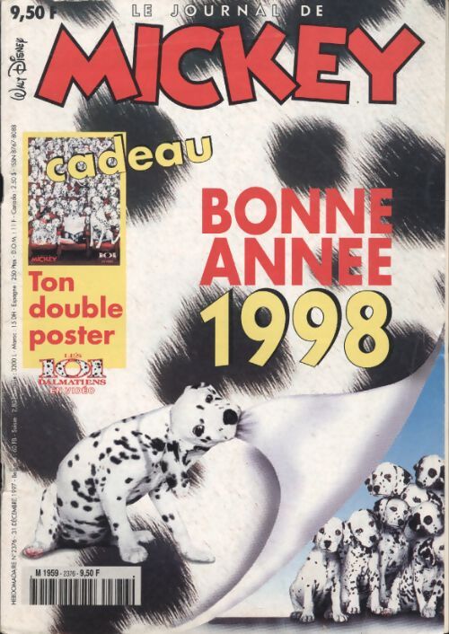 Le journal de Mickey n°2376 : Bonne année 1998 - Collectif - Livre