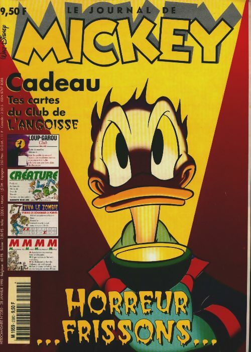 Livrenpoche : Le journal de Mickey n°2380 : Horreur... Frissons... - Collectif - Livre