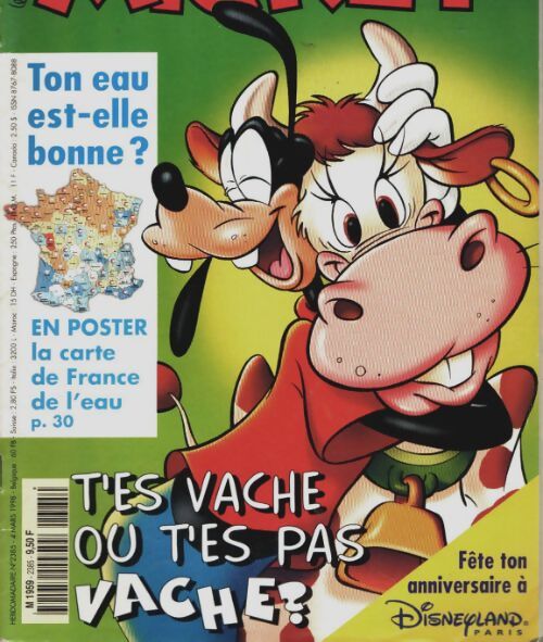 Livrenpoche : Le journal de Mickey n°2385 : T'es vache ou t'es pas vache ? - Collectif - Livre