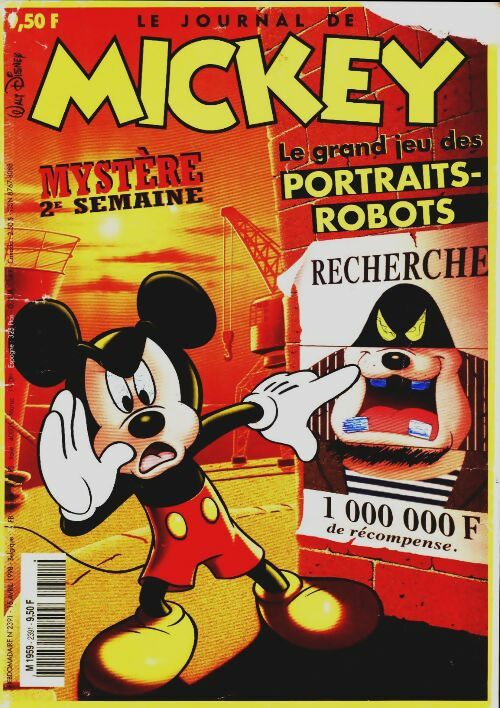 Livrenpoche : Le journal de Mickey n°2391 : Mystère 2ème semaine - Collectif - Livre