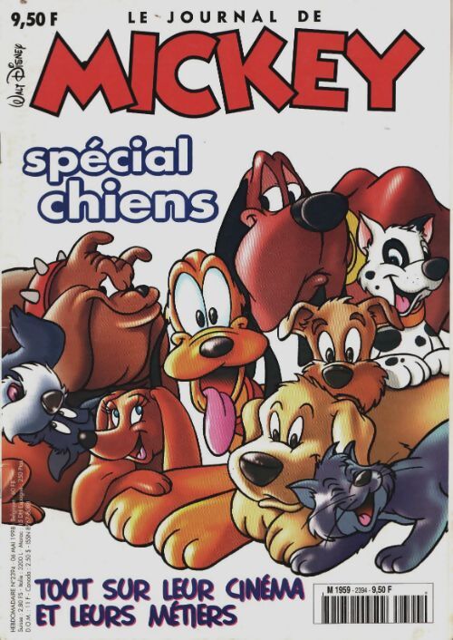 Livrenpoche : Le journal de Mickey n°2394 : Spécial chiens - Collectif - Livre