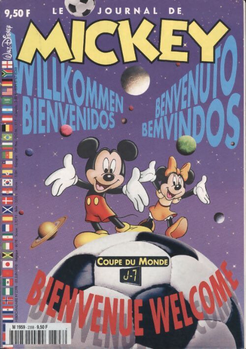 Le journal de Mickey n°2398 : Bienvenue - Collectif - Livre