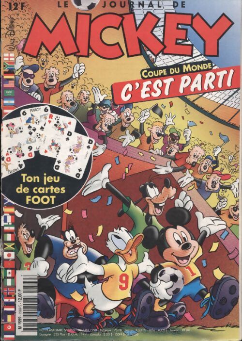 Le journal de Mickey n°2399 : Coupe du monde C'est parti - Collectif - Livre
