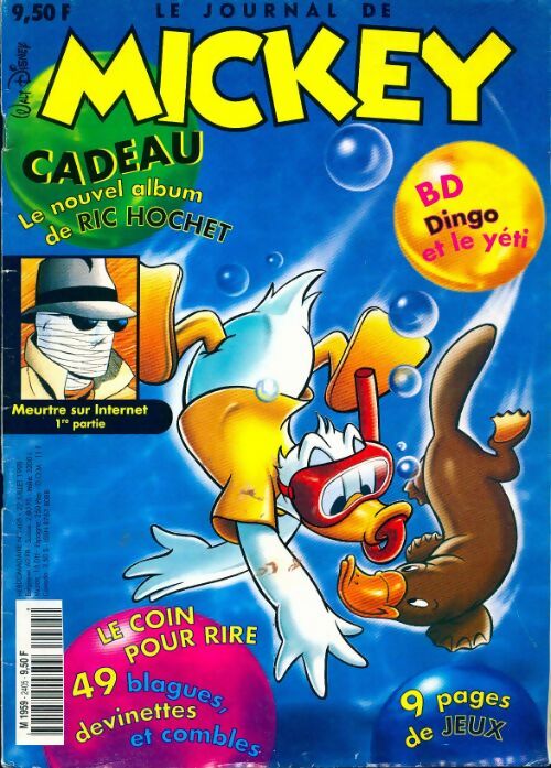 Livrenpoche : Le journal de Mickey n°2405 : Dingo et le yéti - Collectif - Livre
