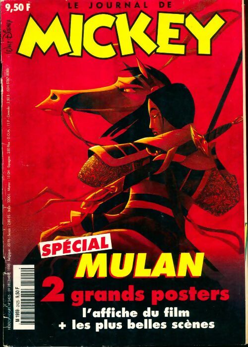 Livrenpoche : Le journal de Mickey n°2425 : Spécial Mulan - Collectif - Livre