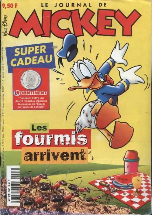 Livrenpoche : Le journal de Mickey n°2445 : Les fourmis arrivent - Collectif - Livre
