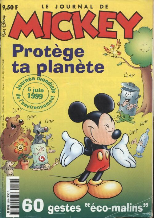 Livrenpoche : Le journal de Mickey n°2450 : protège ta planète - Collectif - Livre