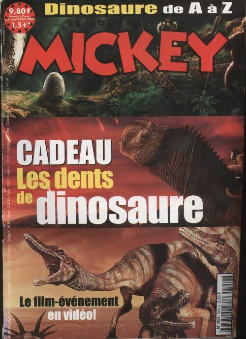 Livrenpoche : Le journal de Mickey n°2552 : Dinosaure de A à Z - Collectif - Livre