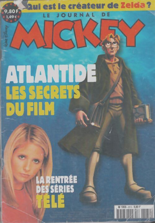 Livrenpoche : Le journal de Mickey n°2572 : Atlantide, les secrets du film - Collectif - Livre