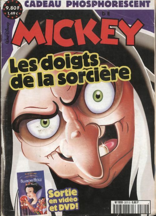 Livrenpoche : Le journal de Mickey n°2575 : Les doigts de la sorcière - Collectif - Livre