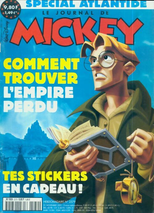 Livrenpoche : Le journal de Mickey n°2579 : Comment trouver l'empire perdu - Collectif - Livre