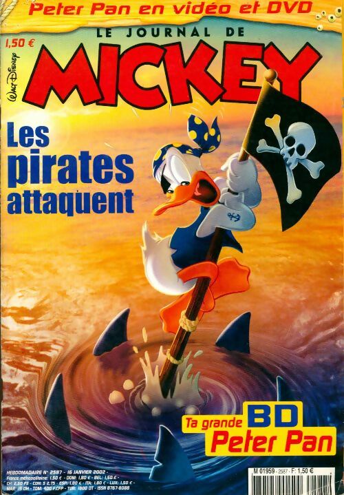 Livrenpoche : Le journal de Mickey n°2587 : Les pirates attaquent - Collectif - Livre