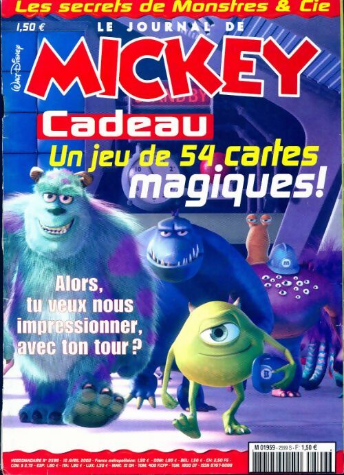 Livrenpoche : Le journal de Mickey n°2599 - Collectif - Livre