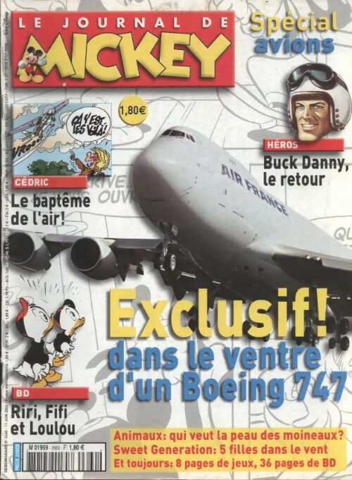 Livrenpoche : Le journal de Mickey n°2660 : Exclusif ! dans le ventre d'un Boeing 747 - Collectif - Livre