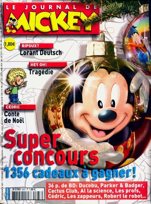 Livrenpoche : Le journal de Mickey n°2687 : Super concours - Collectif - Livre