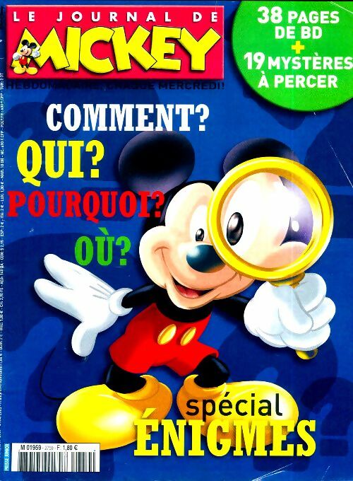 Livrenpoche : Le journal de Mickey n°2759 : Comment ? Qui ? Pourquoi ? - Collectif - Livre