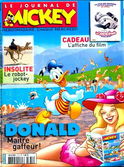 Livrenpoche : Le journal de Mickey n°2770 : Donald - Collectif - Livre