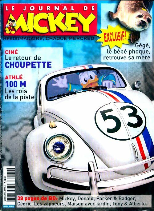 Livrenpoche : Le journal de Mickey n°2772 : Le retour de Choupette - Collectif - Livre