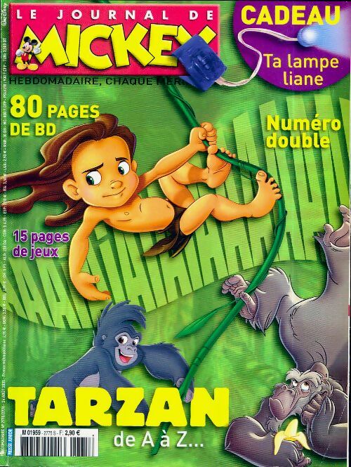 Livrenpoche : Le journal de Mickey n°2775 : Tarzan - Collectif - Livre