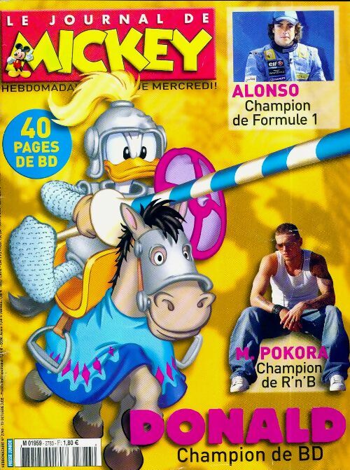 Livrenpoche : Le journal de Mickey n°2783 : Donald, champion de BD - Collectif - Livre