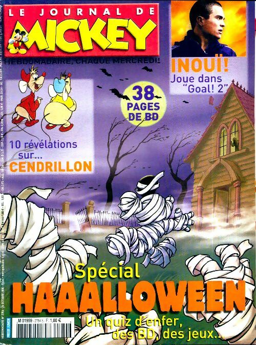 Livrenpoche : Le journal de Mickey n°2784 : Spécial Halloween - Collectif - Livre