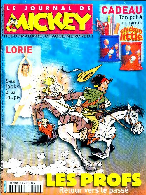 Livrenpoche : Le journal de Mickey n°2789 : Les profs - Collectif - Livre
