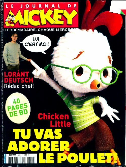 Livrenpoche : Le journal de Mickey n°2790 : Tu vas adorer le poulet ! - Collectif - Livre