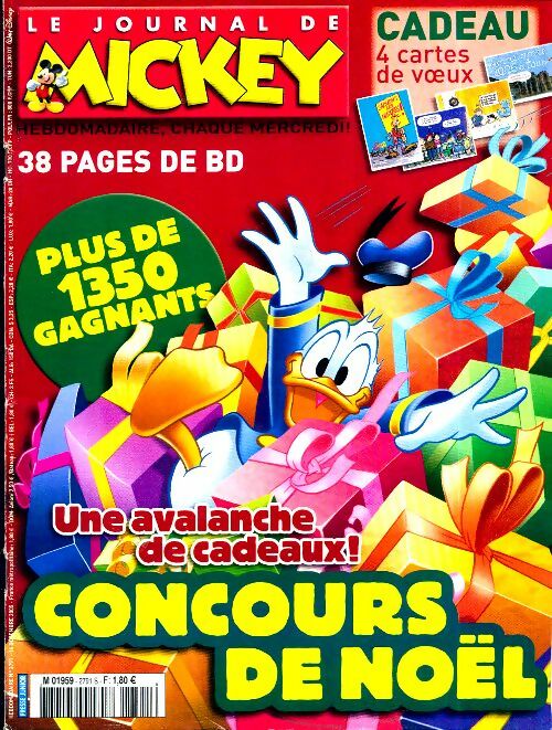 Livrenpoche : Le journal de Mickey n°2791 : Concours de Noël - Collectif - Livre