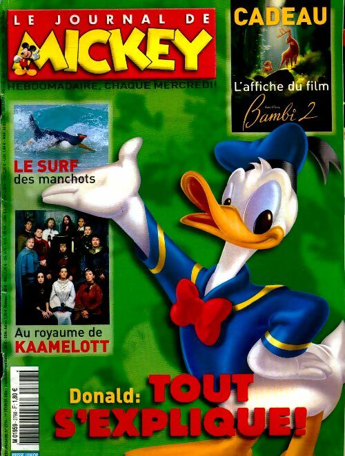 Livrenpoche : Le journal de Mickey n°2798 : Donald : tout s'explique - Collectif - Livre