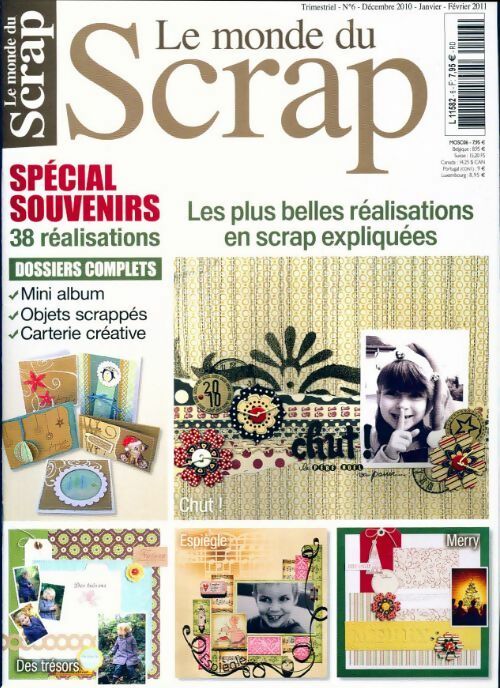 Livrenpoche : Le monde du scrap n°6 - Collectif - Livre