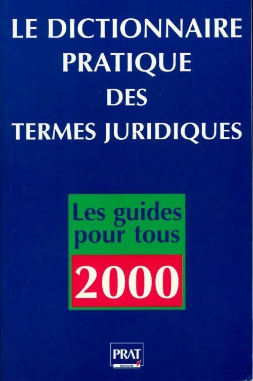 Livrenpoche : Dictionnaire pratique des termes juridiques 2000 - Emmanuèle Vallas - Livre