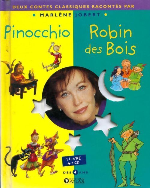 Pinocchio / Robin des bois - Marlène Jobert - Livre