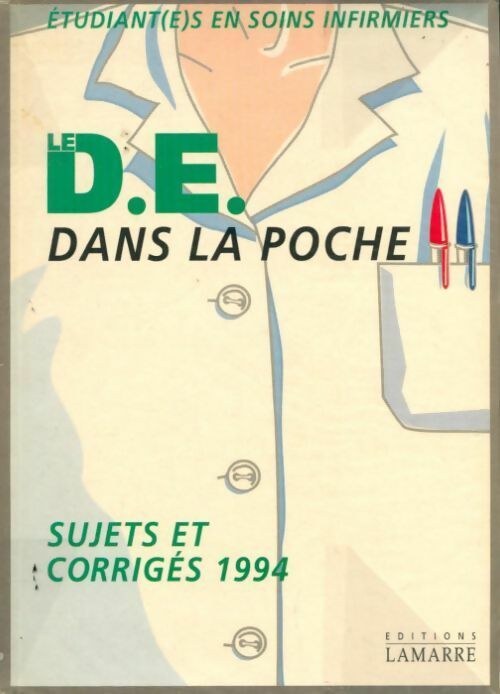 Livrenpoche : Le D.E. dans la poche. Sujets et corrigés 1994 - Collectif - Livre