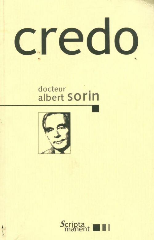 Livrenpoche : Credo - Albert Sorin - Livre